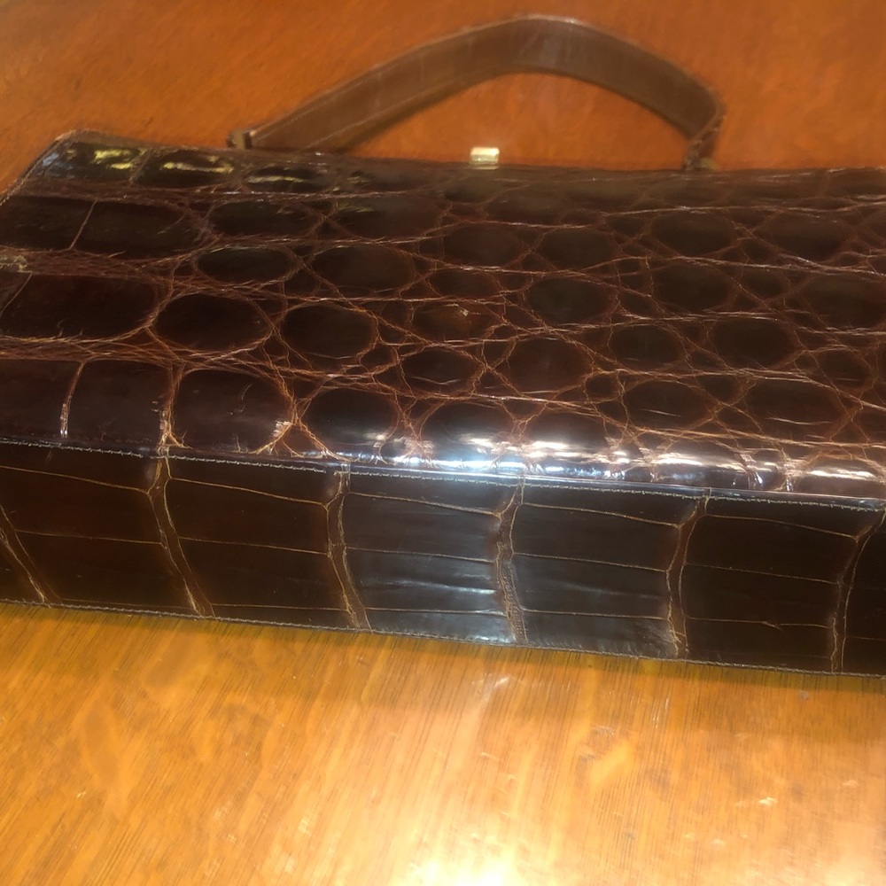 Authentic Alligator Bag Vintage Antique Escort EUC - Picture 8 of 8
